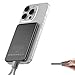 Ultra Slim Power Bank für Magsafe, Magnetische Power Bank, 5000mAh Powerbank 20W PD Wireless Schnellladung, Tragbares Ladegerät Ladekabel USB C, Externe Handyakku für iPhone 17/16/15/14/13/12 Series