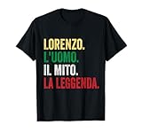 maglia personalizzata uomo nome Lorenzo