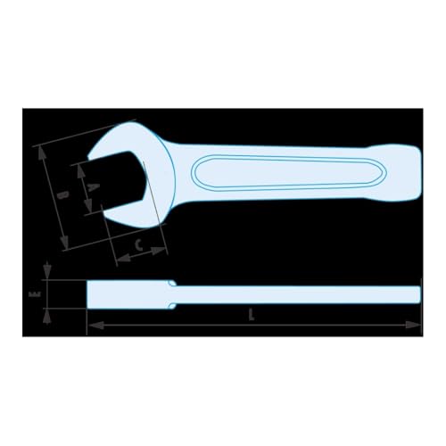 Facom 49.70SR - 70 Millimetri Chiave Colpito Edf - 2