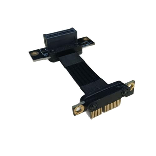 Oxxggkao Cable de extensión PCIe4.0 resistente, conectores reforzados de metal para expansión de componentes de computadora