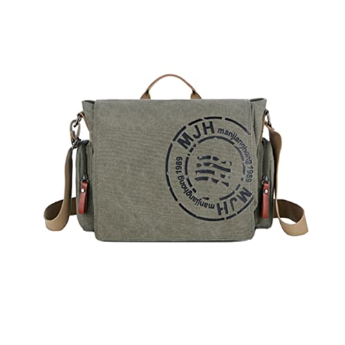 Men's retro shoulder bag Korean canvas shoulder bag men's messenger bag