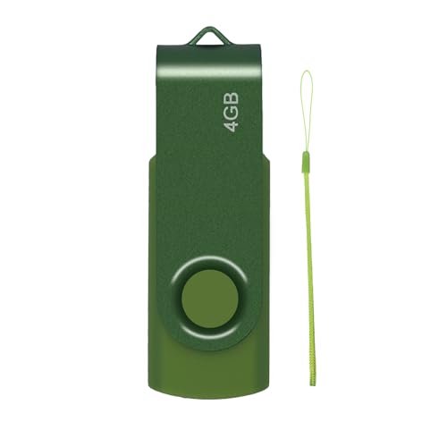 4GB 1-Pack USB Flash Drive XUANREG USB 2.0 Drive Green Data Backup