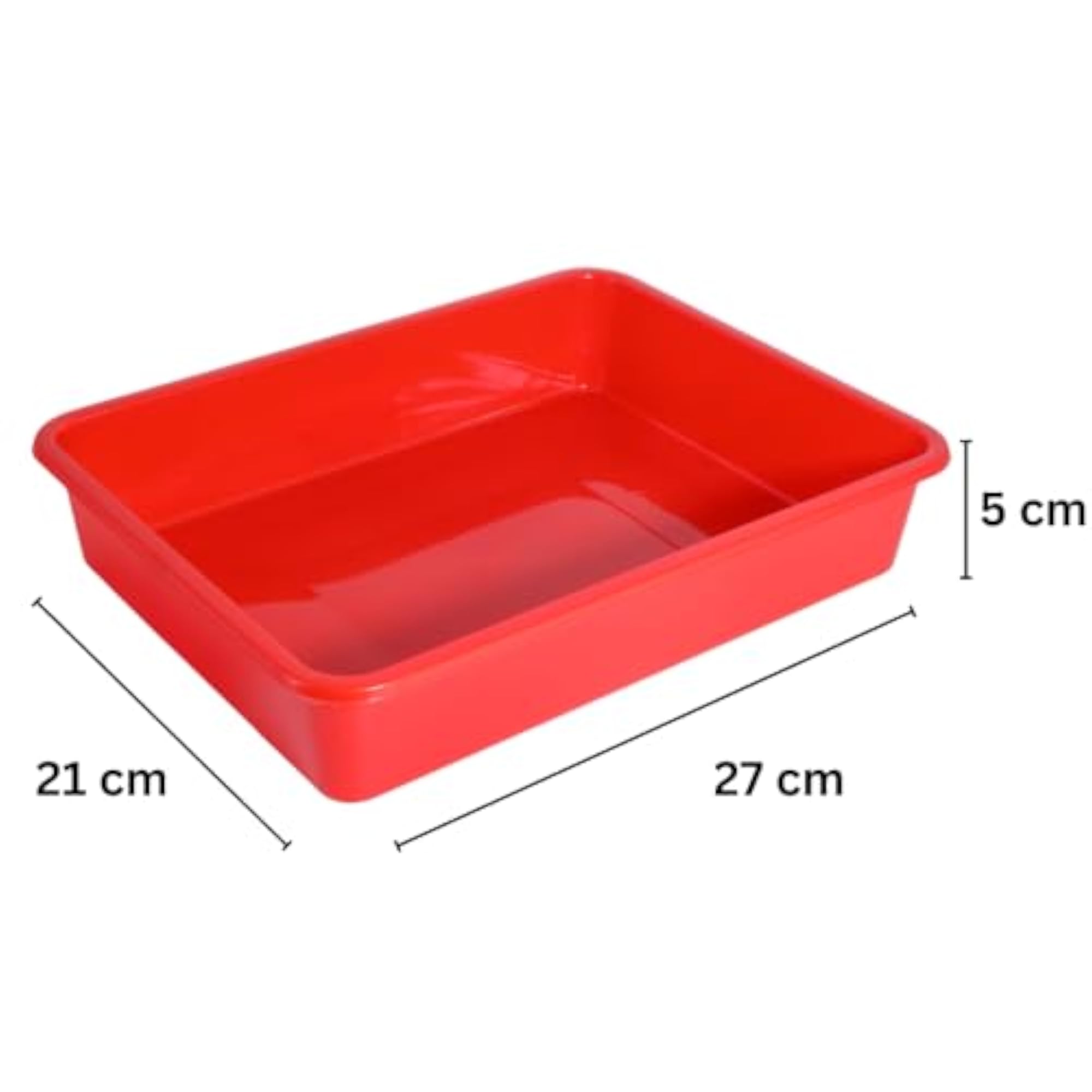 Exel Small Multipurpose Stackable Plastic Storage Tray