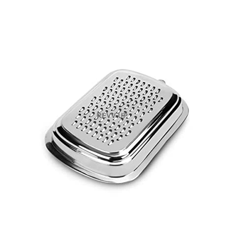 REVV UP Stainless Steel Rectangular Grater/Khamni, Small (Silver)