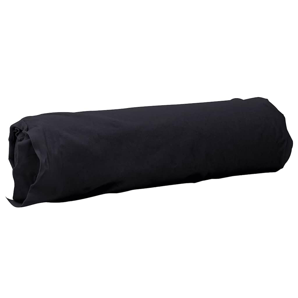Geotextil Fieltro negro 1 x 10 m, 150 g/m², fibra de poliéster, resistente para trabajos de jardinería y drenaje