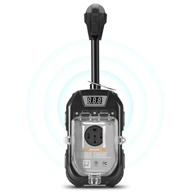 RV Surge Protector 50 Amp Waterproof (Wi-Fi with in-APP) Circuit Analyzer & Fault Detection, High/Low Voltage Protection, Remote Voltage Monitoring, with Auto Power Off,for Camper, Trailer,UL Listed.