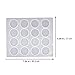 EXCEART Practical Wax Seal Stamp Silicone Mold for Craft Making Non-Sticky Mold for Custom Sealing Wax Projects for Vintage Envelopes and Creative Activities
