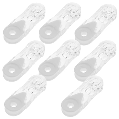 HOLIDYOYO 8Pcs Curtain Handle Brackets for Blinds Stylish Replacement Parts for Window Treatments Durable Easy to Install Compatible with Various Curtain Styles for Home Decor