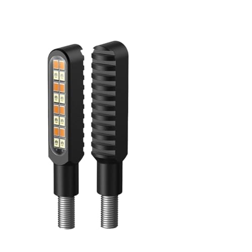 Clignotant dynamique moto LED feu circulation blanc voyant indicateur universel