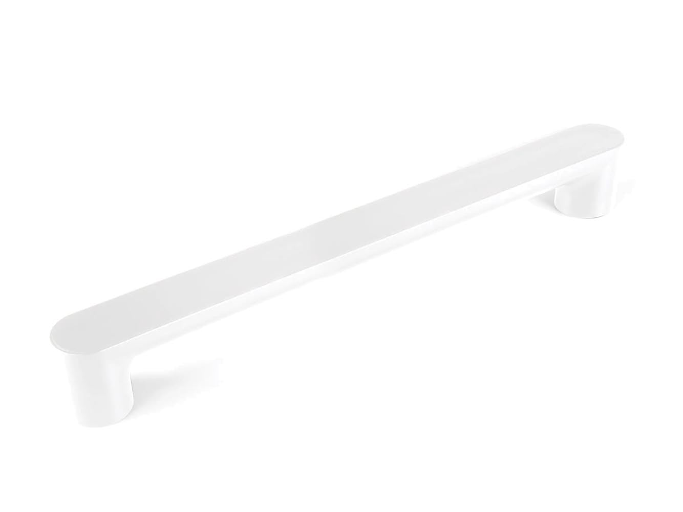Vitility Asidero de baño ID, barra de pared de seguridad para ducha bañera inodoro escalera, ABS, capacidad 150 kg, barra recta 55 cm, blanco, incluye tornillos
