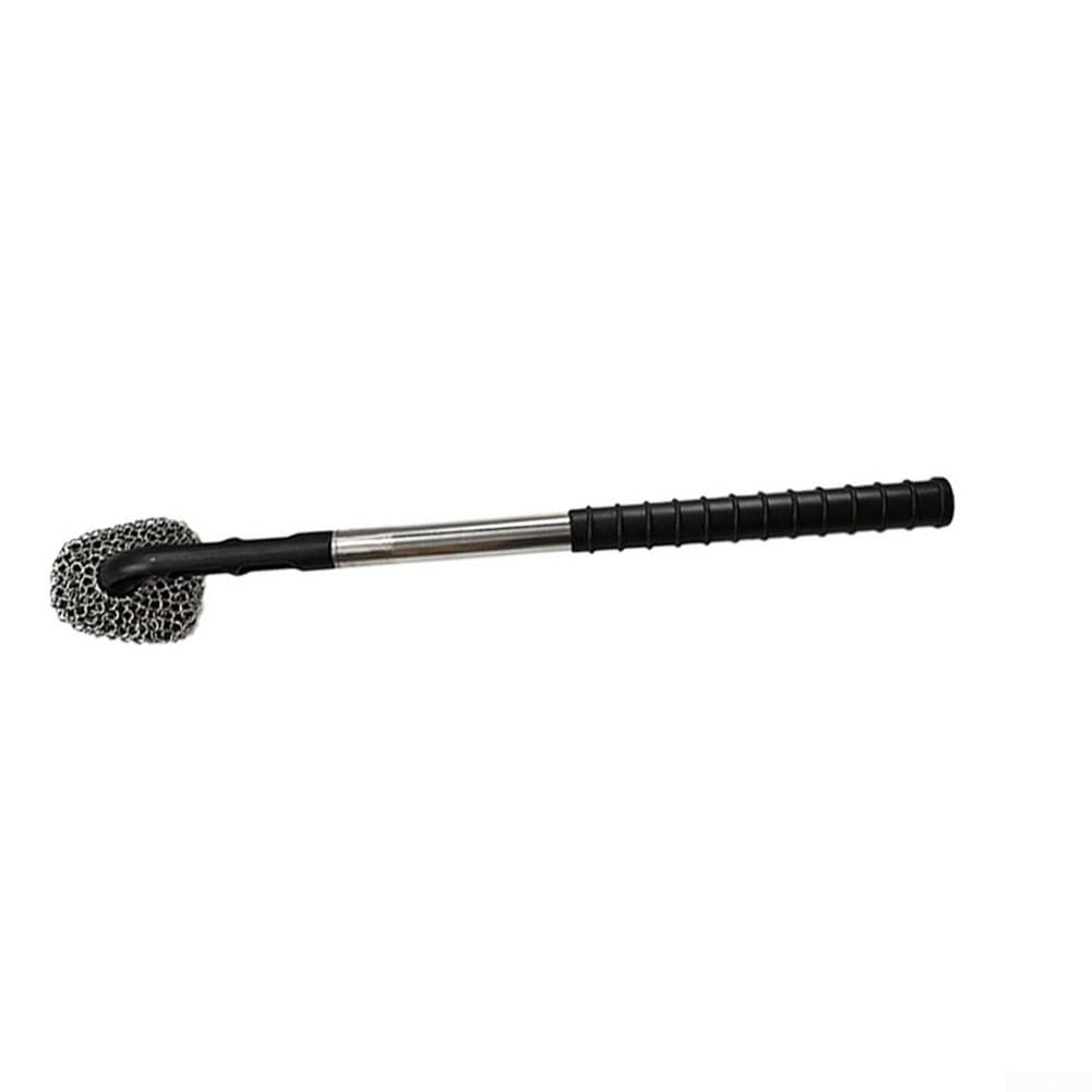 Spazzola per barbecue, 63 cm, in acciaio inox, senza setole, 63 cm