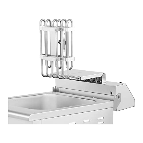 Royal Catering Elektro-Fritteuse mit Unterschrank Kapazität 16 L 5000 W Ablasshahn Kaltzone Fritteuse Gastro Kaltzonen Fritteuse – Bild 4