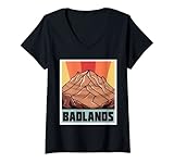 Photo Gallery donna parco nazionale badlands souvenir souvenir escursionismo montagna maglietta con collo a v Photo Gallery donna parco nazionale badlands souvenir souvenir escursionismo montagna maglietta con collo a v