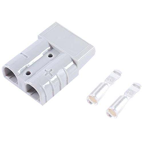 Littimoon 10Pcs for Plug Connector 50A 600V 6AWG Silver Plated Solid Copper Terminal Power Tools