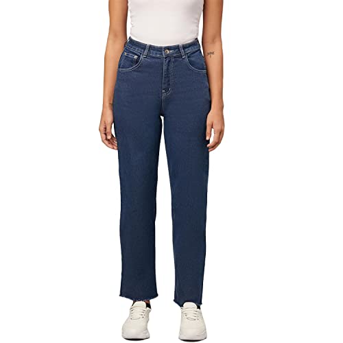 Image of KOTTY Women's Distressed High-Waist Jeans | Casual & Stylish | Perfect for Every Occasion