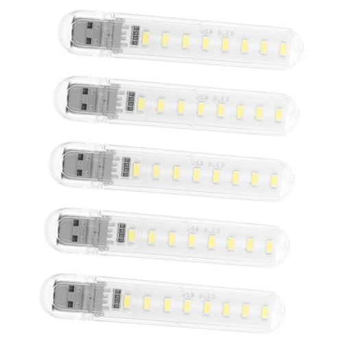 Housoutil Mini USB Night Light Plug Led Light Stick for Camping Reading Baby Nightlight