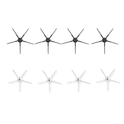 5-Arm Side Brush. Compatible for Roborock, S8 /S8 Pro Ultra /S7 Maxv Ultra / S7 / S7 Max / S7 Maxv/ S6 / S5 MAX Silicone Brushes, Sweeping Robot Accessories. (Color : 8PCS)