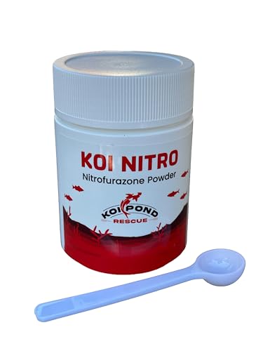 Image of KOI Nitro (5 Grams) Nitrofurazone Powder, Effective Fish Treatment for Bacterial Infections in Koi and Ornamental Fish
