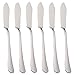 6 Pelles à poisson en acier inoxydable et finition brillante. Passe au lave-vaisselle,Collection Minimale (pelle à poisson)…