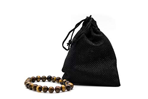 Pulsera Ojo de Tigre- Curación [Piedras Naturales] Pulsera Mujer Pulsera Hombre con...