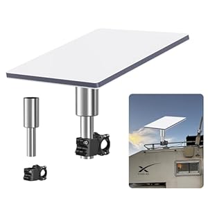 XLTTYWL Starlink Mini RV-montage, aluminium mini-Starlink RV-accessoires Starlink internetkit satelliet met installatiebereik 0,87-1,1 inch buisklem voor Star Link Mini Dishy