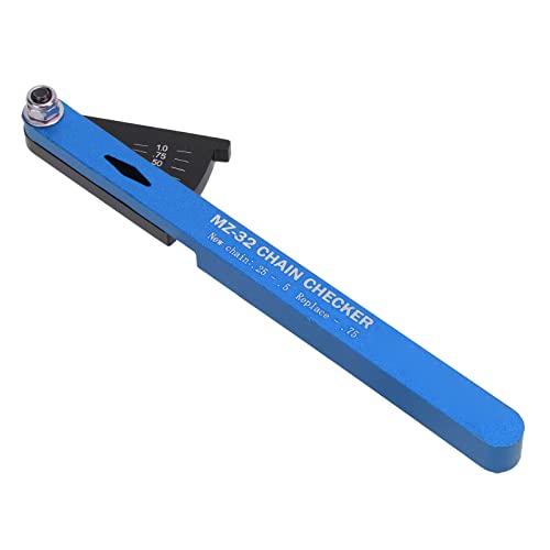 Lwuey Bike Chain Wear Indicator Gauge, Universal Chain Checker Tool for Road Bike MTB