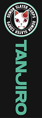 Demon Slayer Corps Tanjiro Quick Turn Men's Black Sleep Pajama Pants2