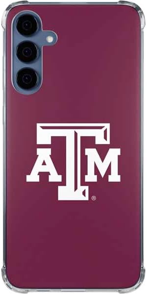 Skinit Clear Phone Case Compatible with Galaxy S24 - Officially Licensed Texas A&M University TAM Design