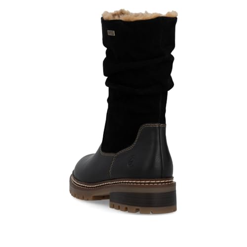 Remonte Damen Winterstiefel D0B80, Frauen Stiefel,lose Einlage,wasserabweisend,remonteTEX,Winterboots,fellboots,Fellstiefel,Boots… – Ansicht 3