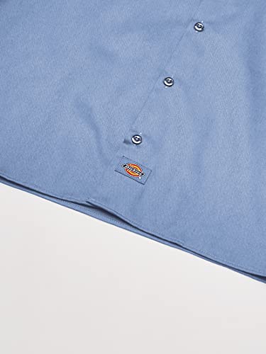 Image of Dickies Men's Short Sleeve Work Shirt - Durable Twill Button Down Shirts for Men, Lightweight Uniform for Daily Wear