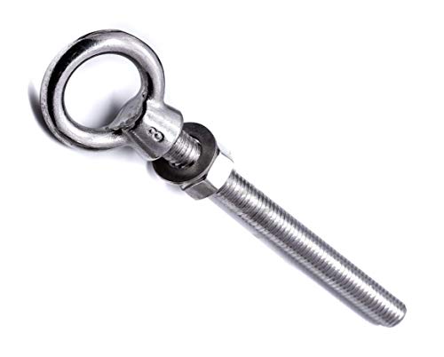 ARBO-INOX® - Perno de ojo - Perno de ojo - Tuerca anular - Acero inoxidable A4 - M8 x 100 mm