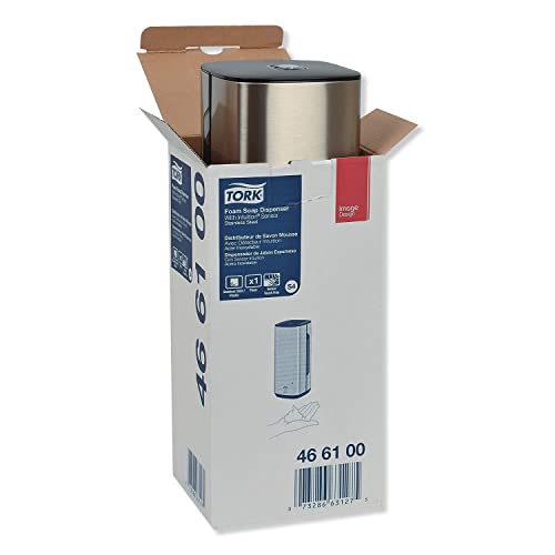 Image of Tork Intuition Sensor Skincare Dispenser Stainless Steel S4, for Hand Soap and Hand Sanitizer, Image Range, 466100