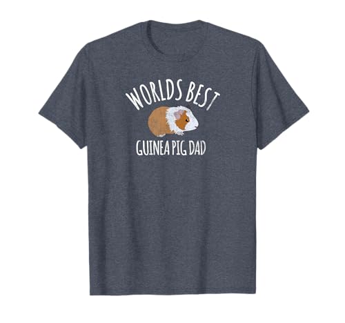 Guinea Pig Apparel Worlds Best Guinea Pig Dad Shirt