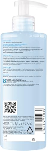 La Roche-Posay Toleriane Dermo Milk Facial Cleanser for Sensitive and Allergy-Prone Skin 200ml