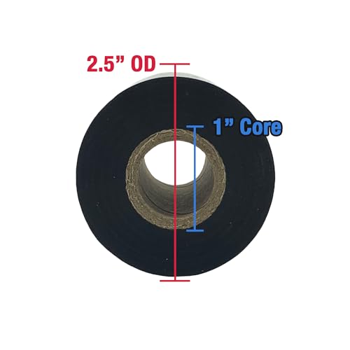 Cinta de tinta térmica negra 3 in x 984 ft miniatura 2