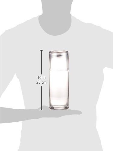 Style Setter Soho 2 Piece Bedside Water Carafe With Tumbler – Elegant Glass Pitcher & Matching Drinking Glass Doubles As Lid Adds A Touch Of Hospitality To Guest Rooms Or Office – Makes An Ideal Gift #TOP2
