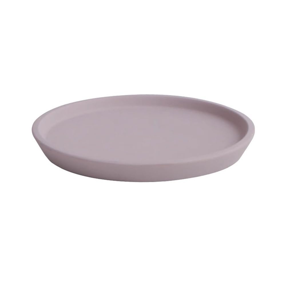 Podstawka pod doniczkę, roślina ogrodowa, ziemia do kwiatów, tacka ociekowa, 18 cm, dekoracja domu, ceramiczna patelnia drenażowa (fioletowa)