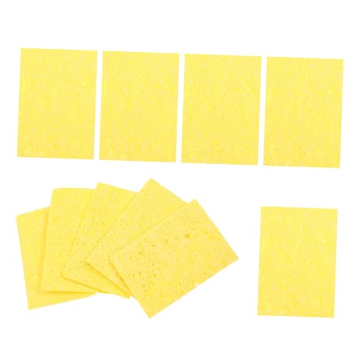 Cabilock Soldering Iron Cleaning Supplies 10 Pack Square Sponge Cleaning Mat for Soldering Irons