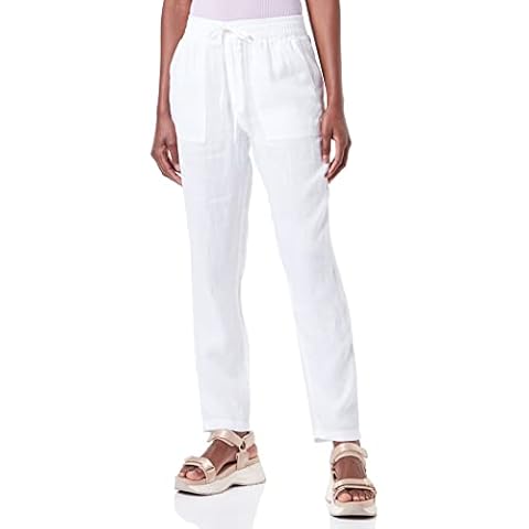 s.Oliver Women's Trousers 7/8, Ecru, 12 Cover