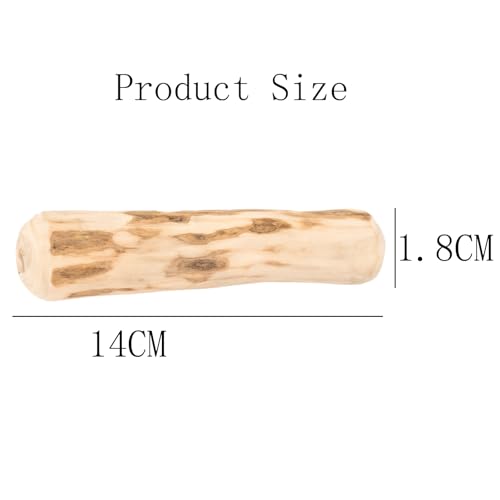 HYZSHL 3 Stück Kaffeeholz für Hunde, Natürliches Kauholz für Kleine und Mittlere Hunde, Ideal für Zahnreinigung und Stressabbau, 14 cm Lange ﻿