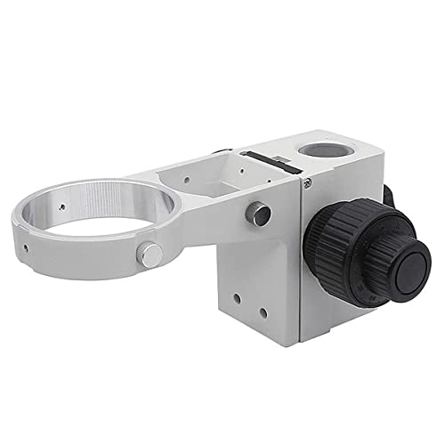 顕微鏡キット 32mm/25mm 顕微鏡フォーカスアーム ズーム実体顕微鏡アーム 同軸粗動および微動フォーカスアーム 粗動フォーカス調整 76mm E アームリングホルダー 顕微鏡レンズアダプター(Type 4)