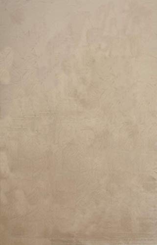 Image of High Sofa Quality Velvet Solid Grommet Room Darkening Eyelet Door Curtains for Living Room (7 Feet, Beige) - Set of 2 Pieces