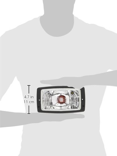 Hella 1AD 996 018-641 Halogen-Hauptscheinwerfer - Modul 6213-12/24V - Einbau - Stecker: Flachstecker - vorne Links/vorne rechts