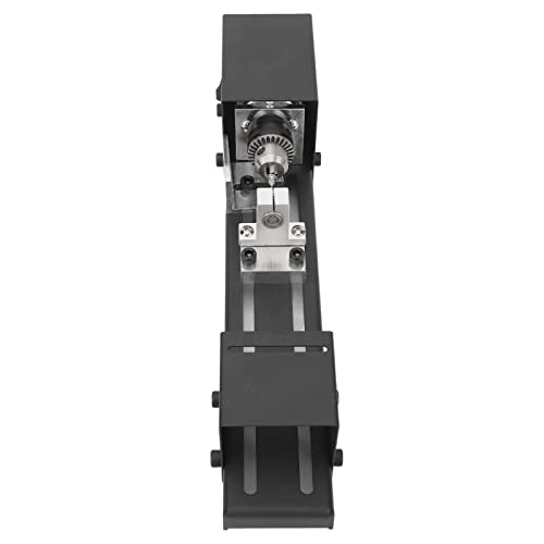 Fockety Mini Torno de Madera, Torno de Madera Ajustable de 7 Velocidades, Herramienta de Torno de Metal de 8000RPM para Cuentas, Joyería, Artesanías, para Hoja de Sierra de 50mm/1.97in