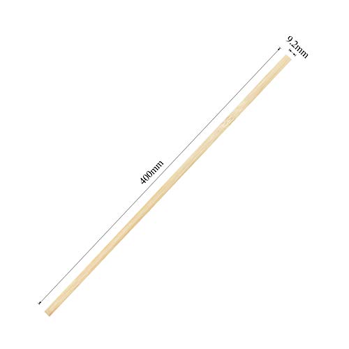Favordrory 15.7 Inches Wood Craft Sticks Natural Bamboo Sticks Extra Long Sticks Can be Curved, Strong Natural Bamboo Sticks, 100PCS
