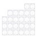 30 NFC Tags Sticker/Autocollants Tag NFC Autocollant/Puces Ntag215 / 504 Octets de Mémoire/Compatible avec Amiibo TagMo, Diamètre Circulaire de 1 Pouce par TimesKey