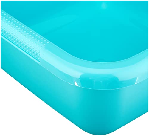 Curver 228030 Schüssel viereckig 6 L Kunststoff türkis 29 x 29 x 12 cm