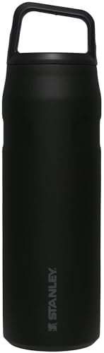 Image of Stanley IceFlow Cap and Carry Water Bottle | Wide Mouth Twist Lid | Lightweight & Leakproof for Travel & Sports | Insulated Stainless Steel | BPA-Free