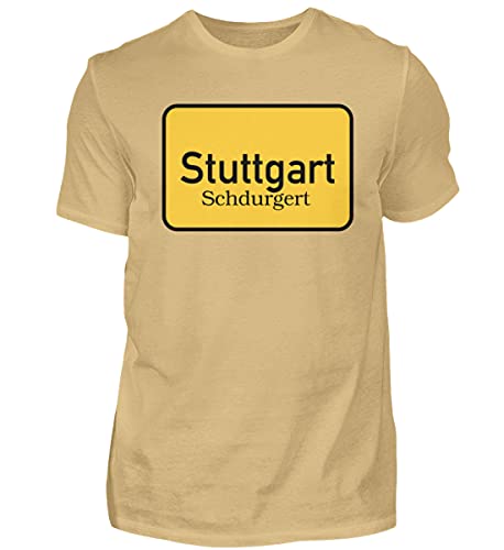 T-shirt pour homme Stuttgart parfait pour un look décontracté en beige