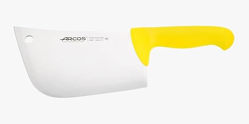 Miniatura 23 de Arcos Cuchillo de carnicero de acero inoxidable nitrum de 7 pulgadas y hoja de 7.480 in. Cuchillo de carnicero profesional. Mango ergonómico de